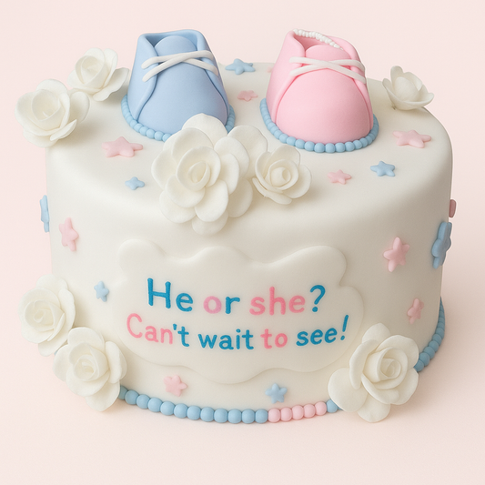 Gender Reveal Cake