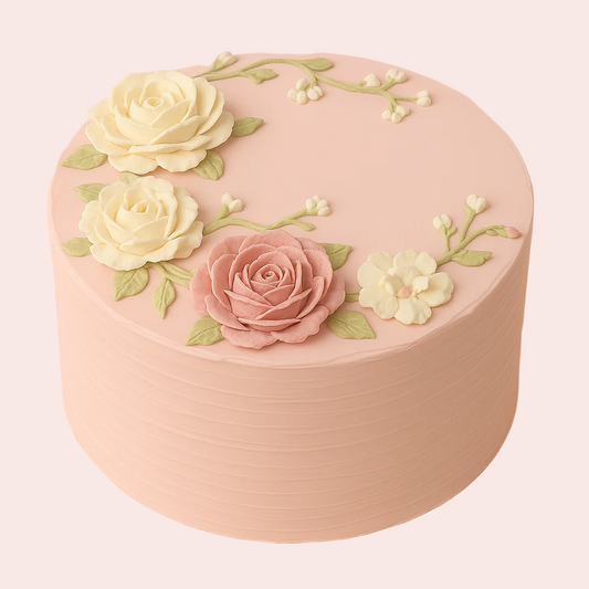 PInk Flower Cake